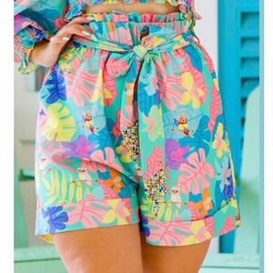 Colorful High Waist Women's Shorts